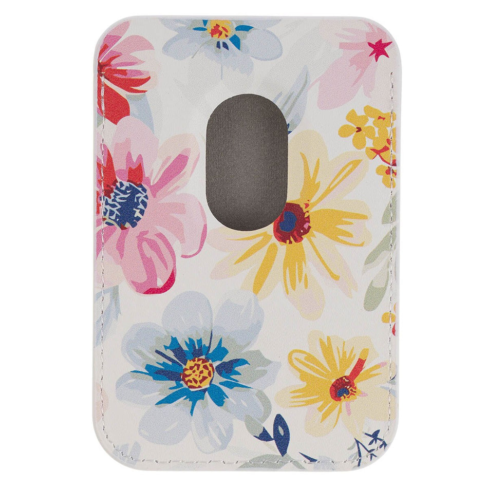 Teachers Plant Seeds White Floral Faux Leather Phone Wallet by Christian Art Gifts, product view 2