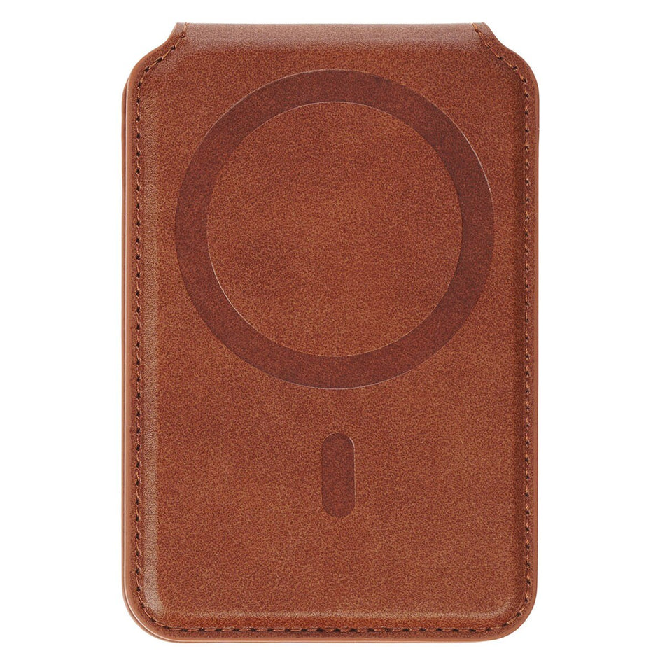 Stand Firm Honey-brown Faux Leather Phone Wallet with Stand - 1 Corinthians 16:13 by Christian Art Gifts, product view 2