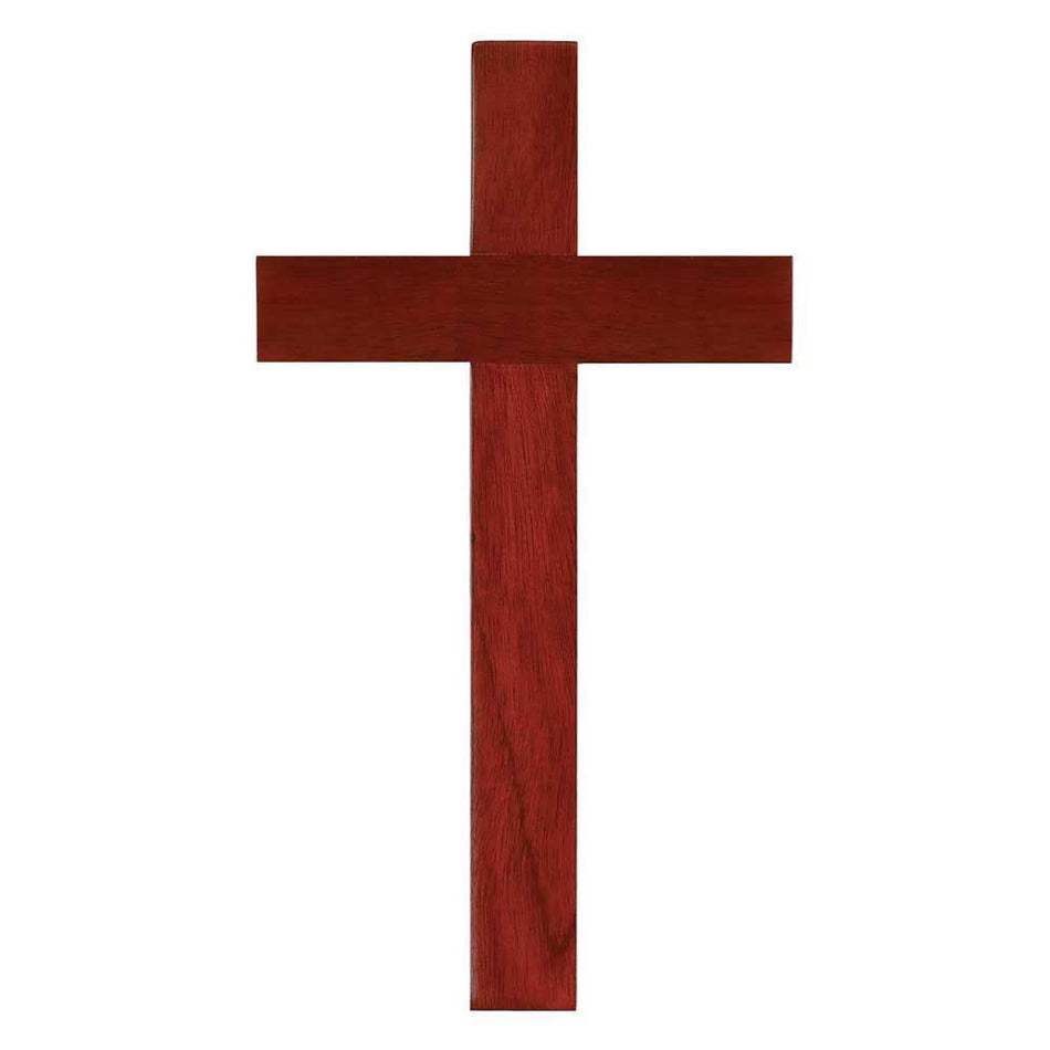 Solid Mahogany Wall Cross 10" by Dicksons