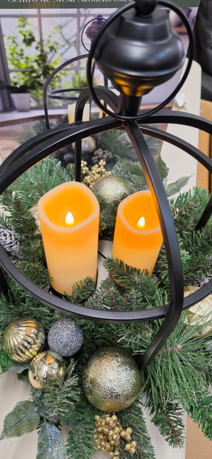 Metal Candle Holder and Centerpiece