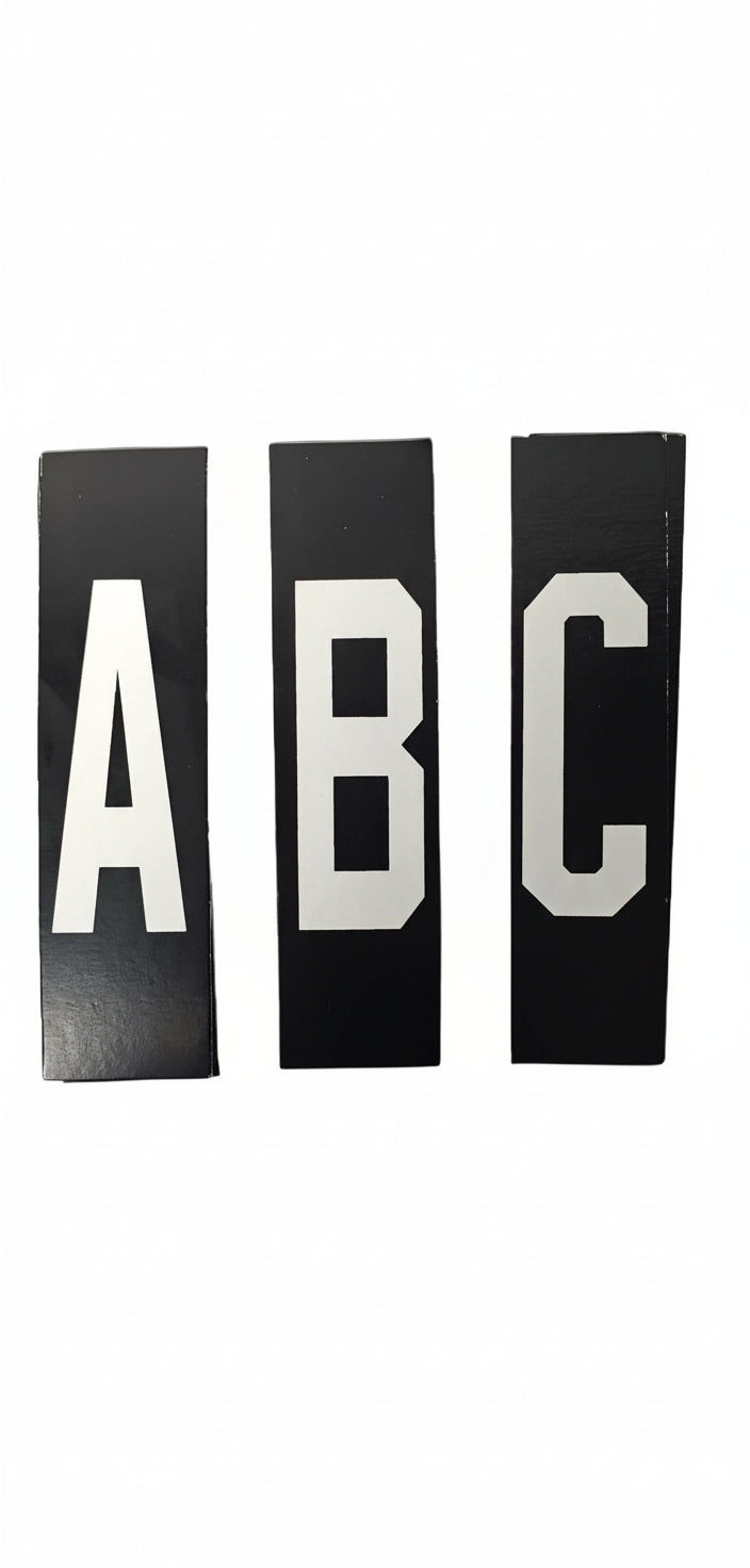 Hymn Board Slides Set # 5B - Alphabet - Individual Letters