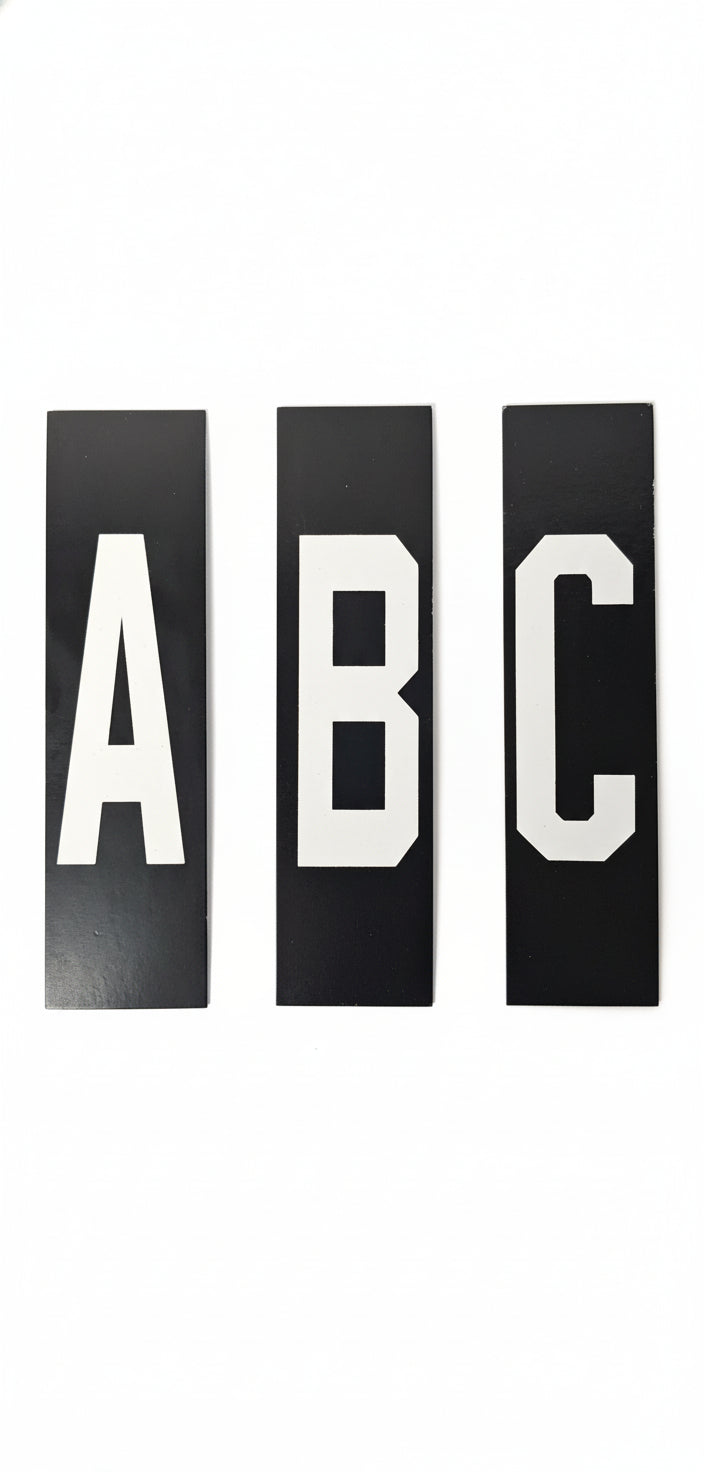 Hymn Board Slides Set # 5B - Alphabet - Individual Letters