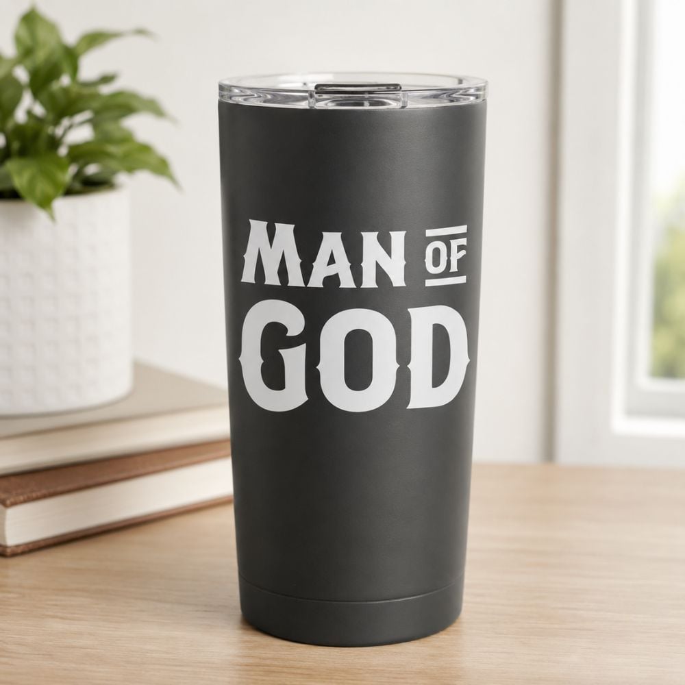 Vinyl Man of God Decal by Swanson Christian Products, product view 4
