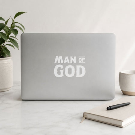 Vinyl Man of God Decal by Swanson Christian Products, product view 3