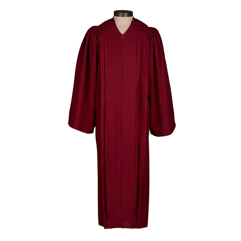 Gloria Collection Matte Choir Gown Burgundy