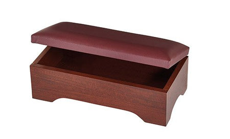 Personal Kneeler with Storage - Walnut Stain by Christian Brands, product view 3