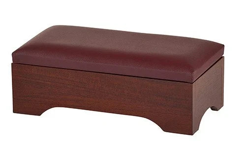 Personal Kneeler with Storage - Walnut Stain by Christian Brands