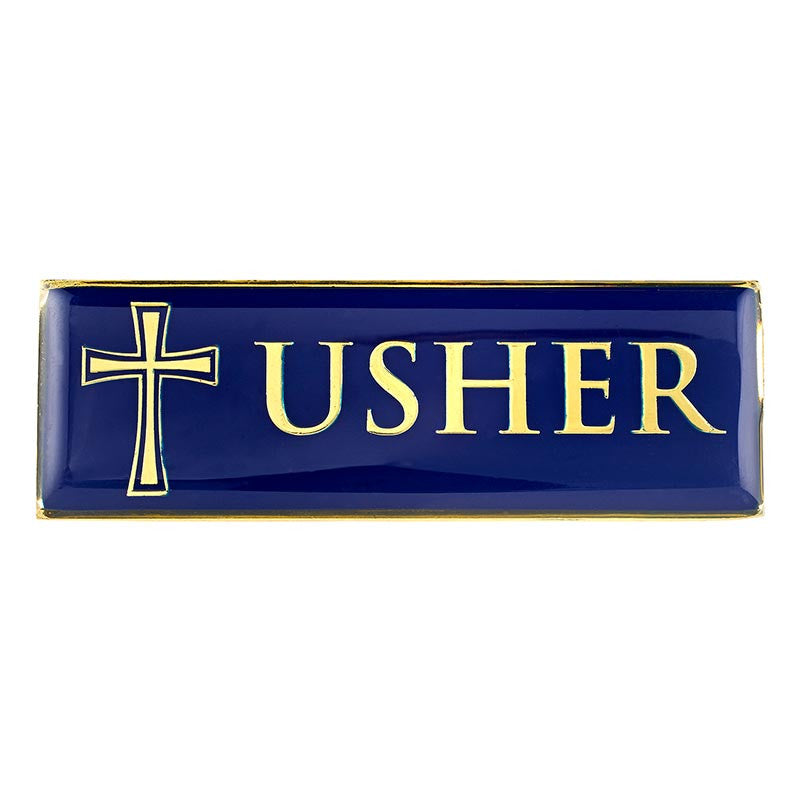 USHER Magnetic Badge - 6/pk