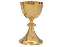 High Polish Chalice Plated in 24k gold