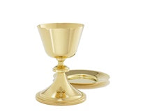 High Polish Chalice Plated in 24k gold