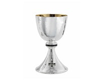 Gorgeous Chalice silver plated, gold-lined.