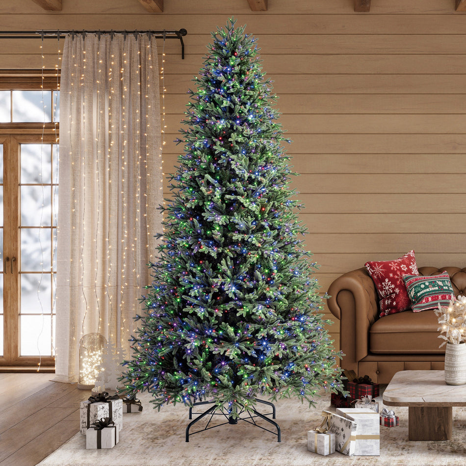 9' Pre-Lit Radiant Micro LED with Twinkle Christmas Tree