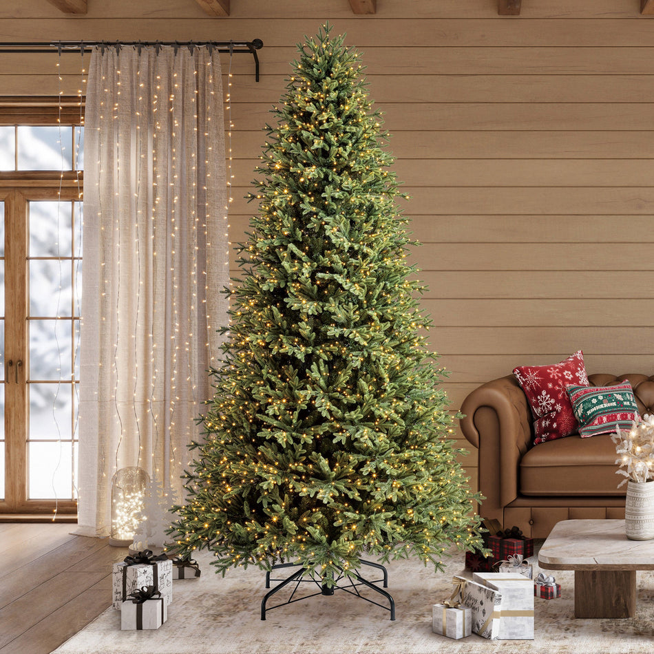 9' Pre-Lit Radiant Micro LED with Twinkle Christmas Tree