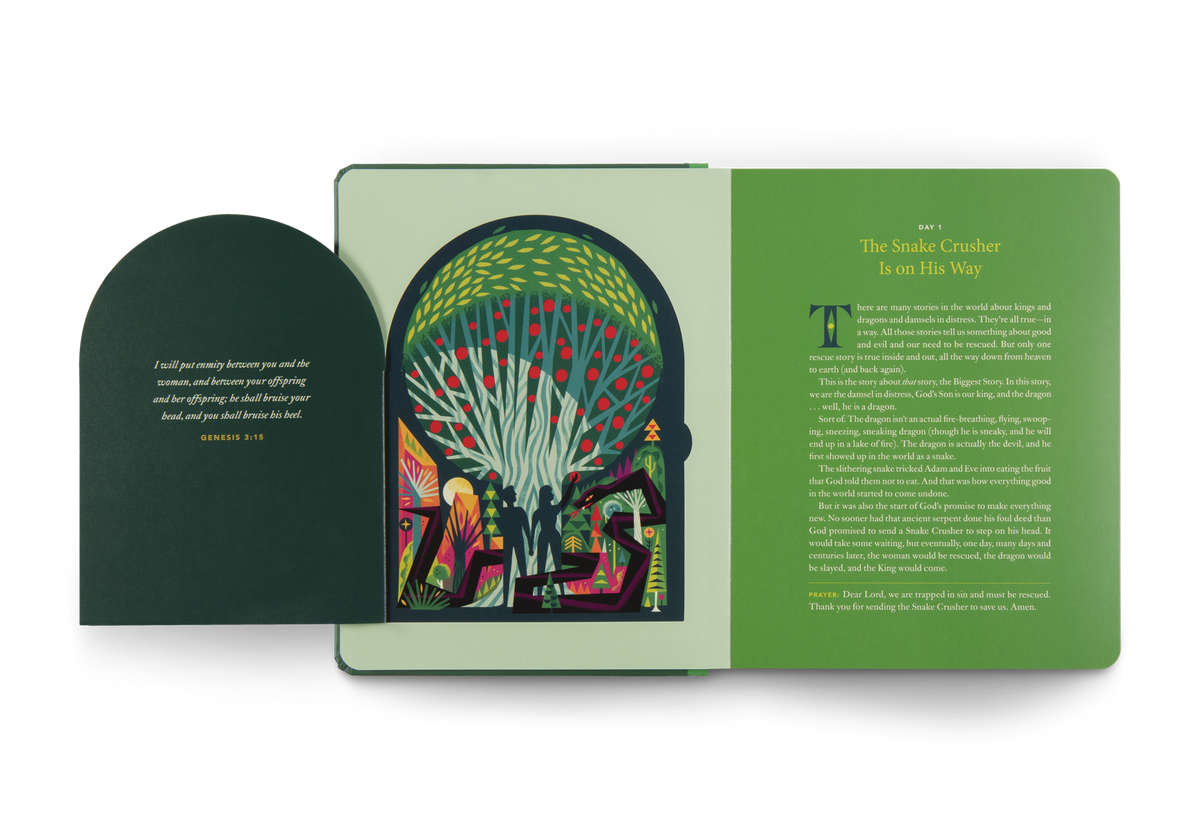 The Biggest Story Advent: 25 Lift-the-Flap Devotions for Families by Crossway, product view 3