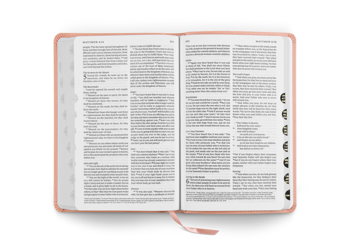 ESV Thinline Bible, Thumb Indexed by Crossway, product view 2