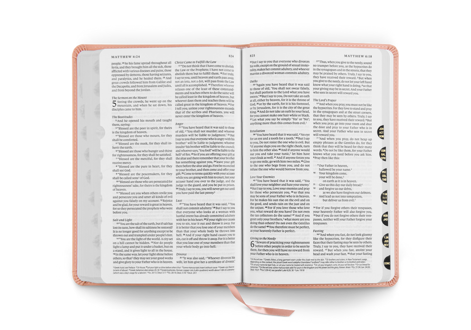 ESV Thinline Bible, Thumb Indexed by Crossway, product view 2