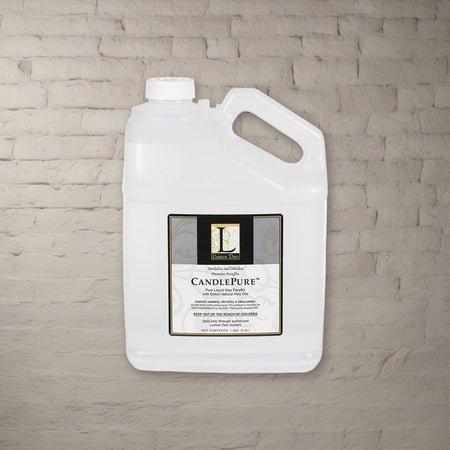 1 Gallon Containers Paraffin Oil - 4 Gallons Total on a stone background