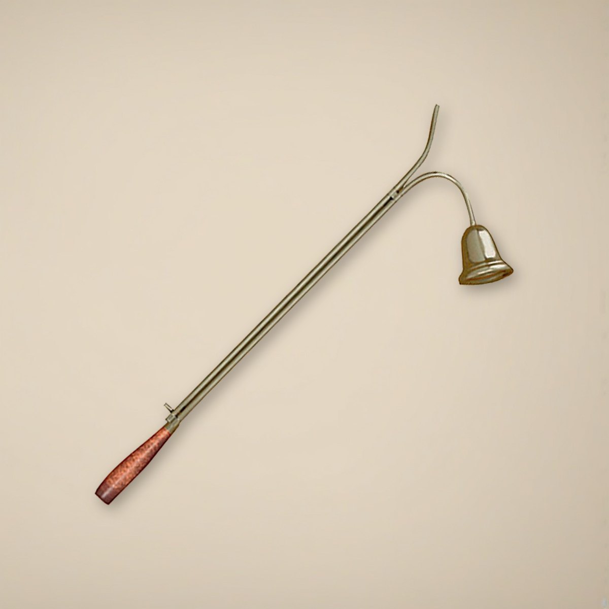24" Candle Lighter With Bell Snuffer on a cream backdrop