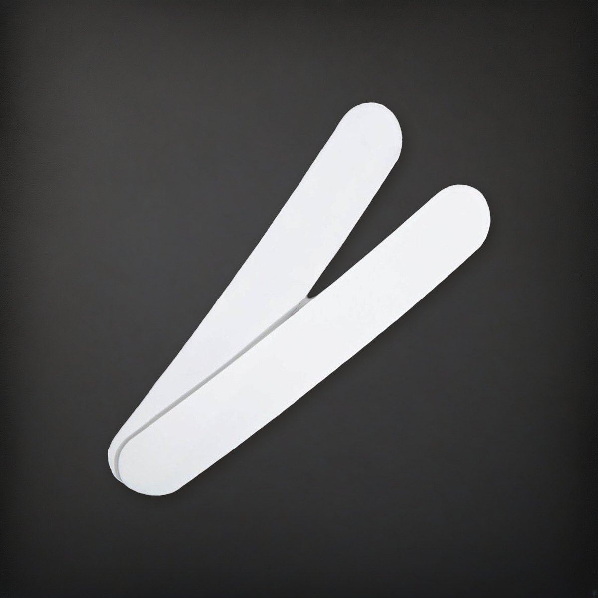 Clergy Tab Collar Replacement 8" HDPE Plastic | 2-Pack on a charcoal backdrop