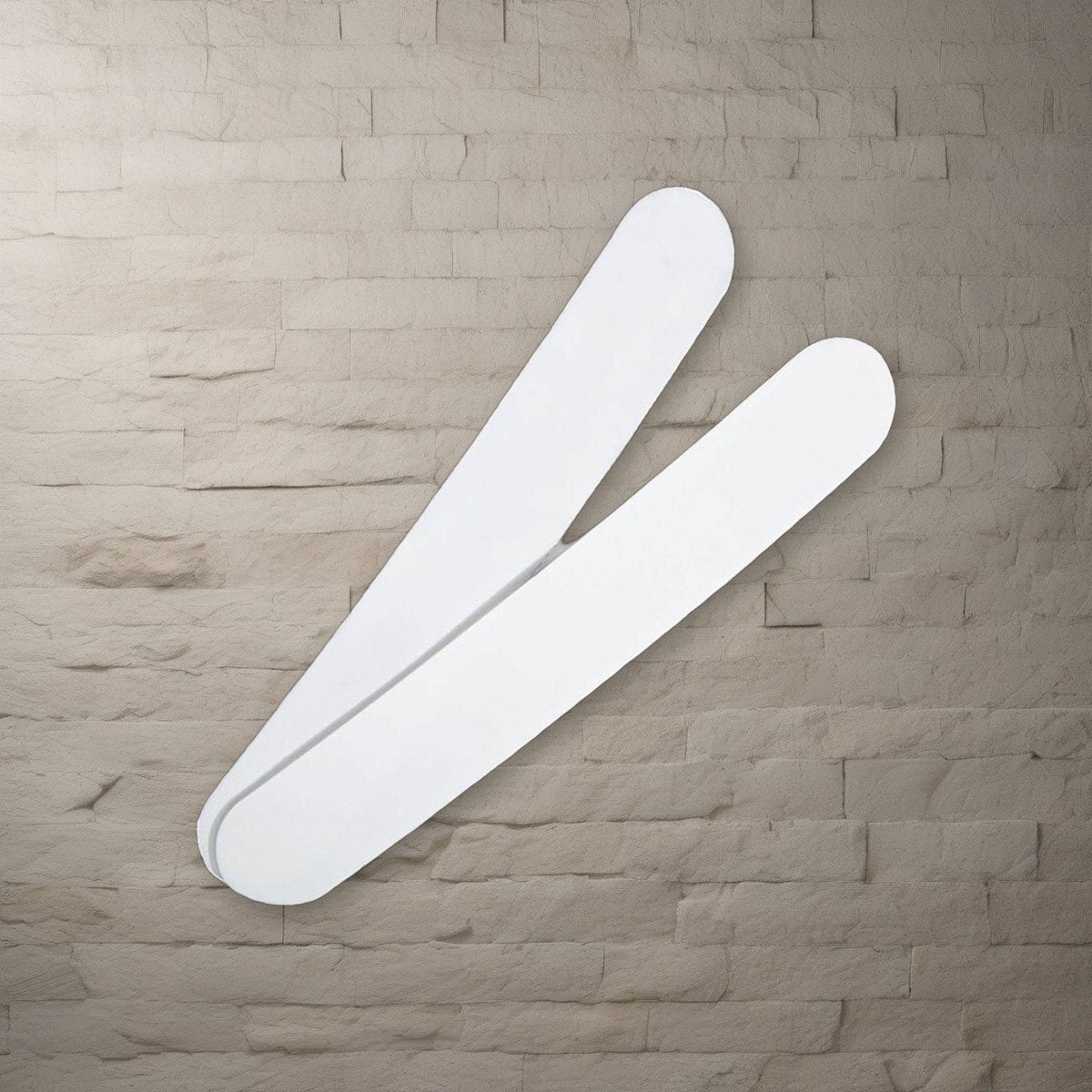 Clergy Tab Collar Replacement 8" HDPE Plastic | 2-Pack on a stone background