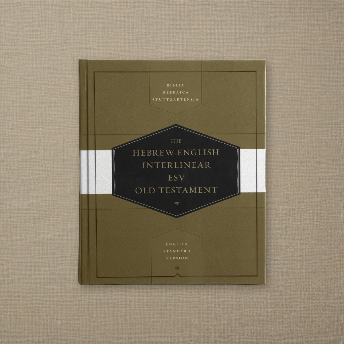 Hebrew-English Interlinear ESV Old Testament: Biblia Hebraica Stuttgartensia (BHS) and English Standard Version (ESV) on natural linen