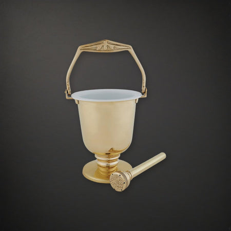 Holy Water Pot on a charcoal backdrop