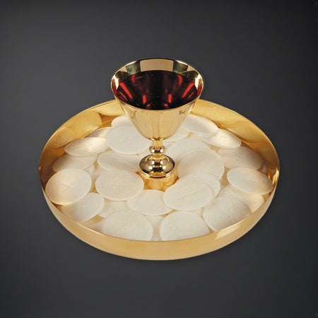 Intinction Set-Brass - 24kt Gold Plated on a charcoal backdrop