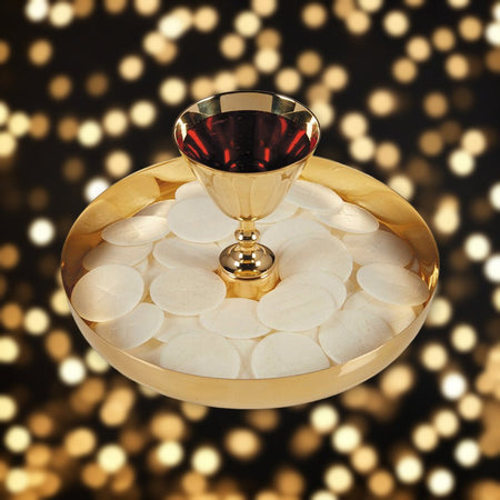 Intinction Set-Brass - 24kt Gold Plated against soft golden light