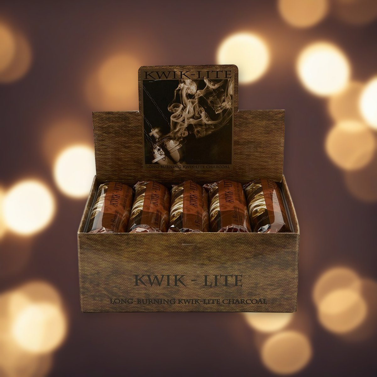 Kwik-Lite Charcoal against soft golden light