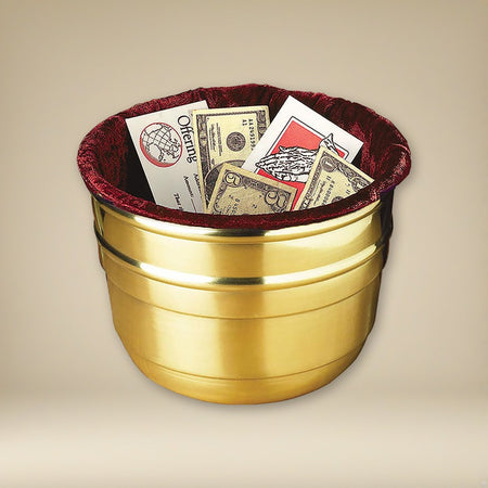 Large Offering Pot on a cream backdrop