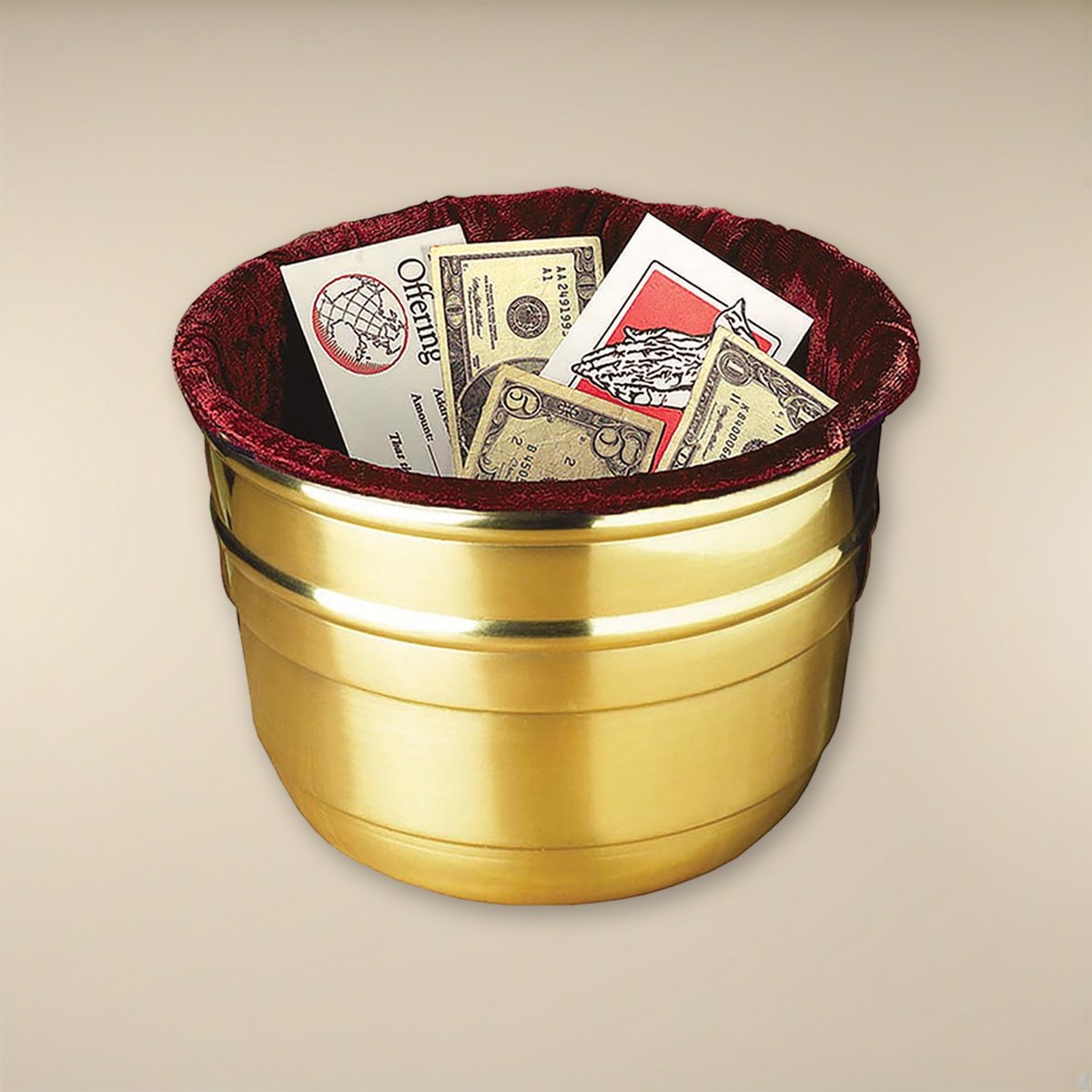 Large Offering Pot on a cream backdrop