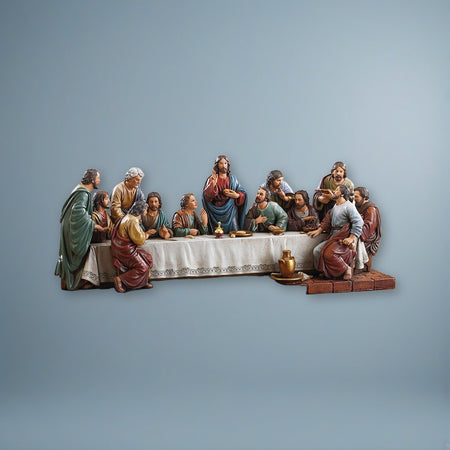 Last Supper Adams 15" H W Figure on a soft blue backdrop