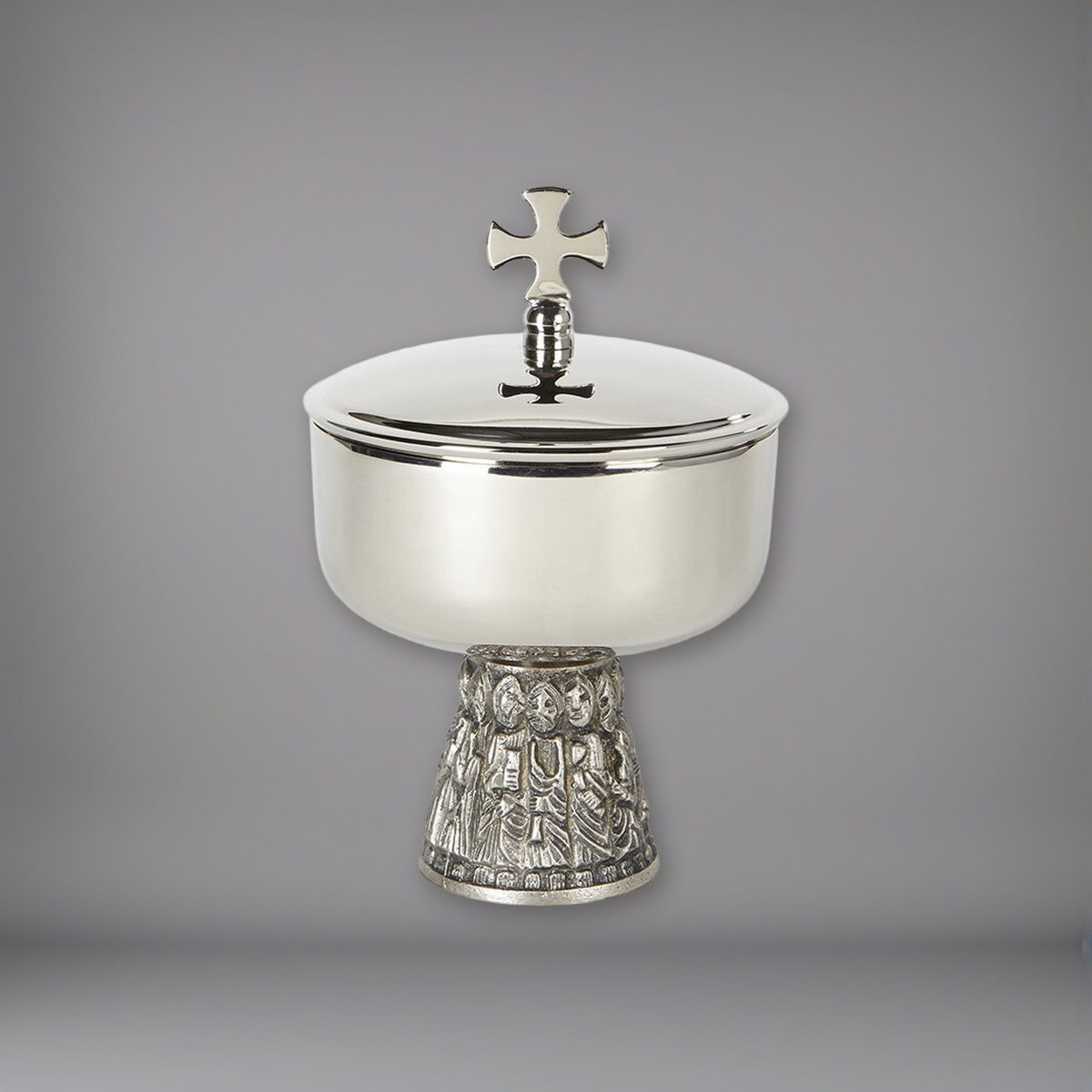 Last Supper Ciborium on a soft grey backdrop
