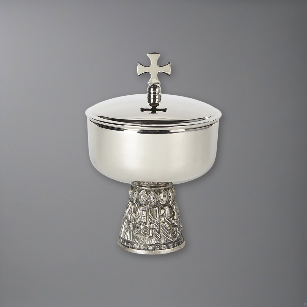 Last Supper Ciborium on a soft grey backdrop