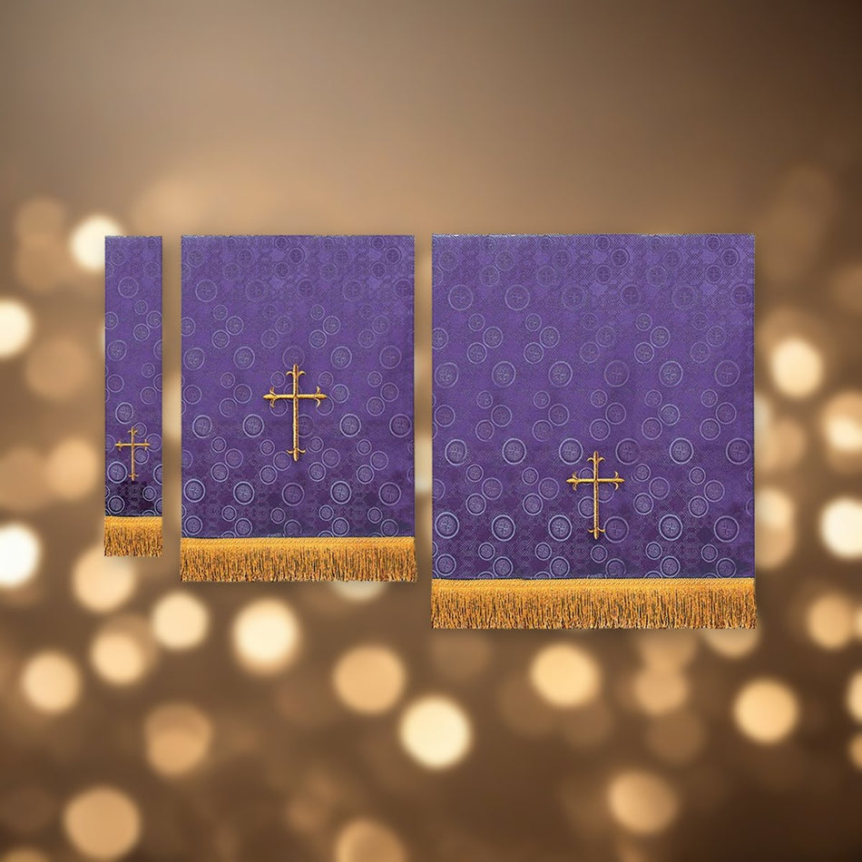 Millenova 3-pcs Set - Purple against soft golden light