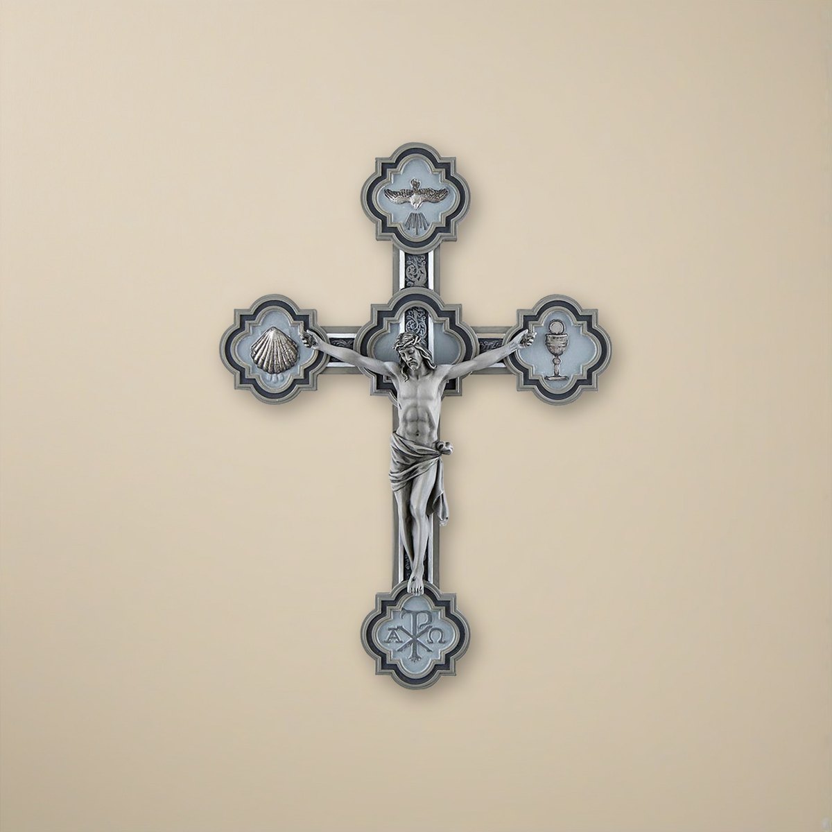 RCIA Wall Cross on a cream backdrop