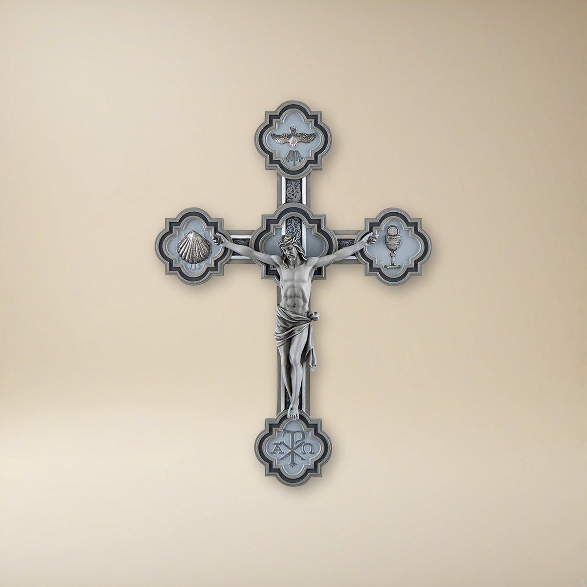 RCIA Wall Cross on a cream backdrop