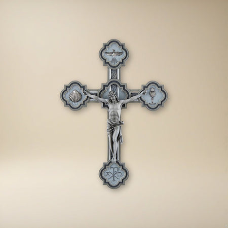 RCIA Wall Cross on a cream backdrop