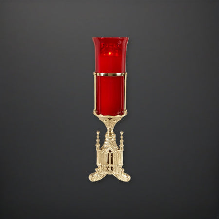 San Pietro Altar Sanctuary Light Holder on a charcoal backdrop