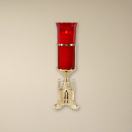 San Pietro Altar Sanctuary Light Holder on a cream backdrop