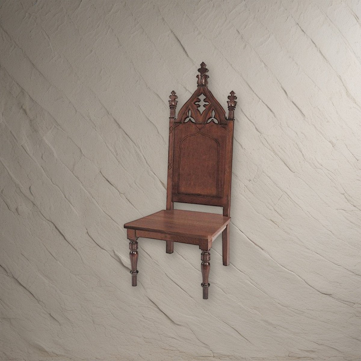Side Chair on a stone background