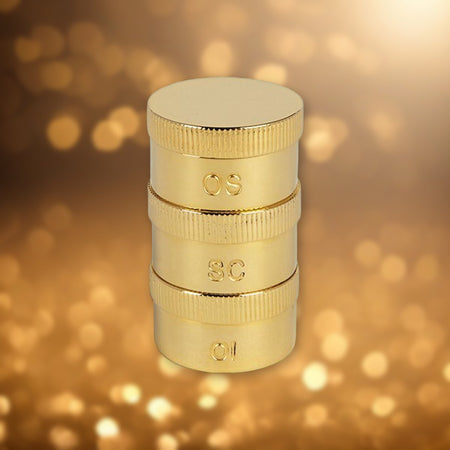 Triple Oil Stock set | Brass against soft golden light