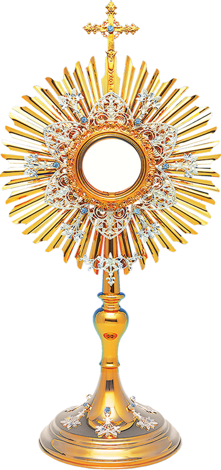Marian Monstrance - 24k Gold Plated by Alviti