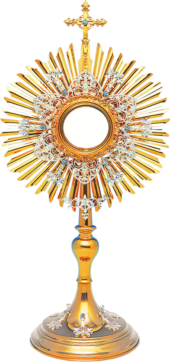 Marian Monstrance - 24k Gold Plated by Alviti
