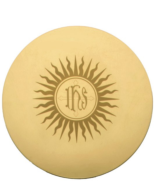 5½ Engraved IHS Scale Paten by Alviti