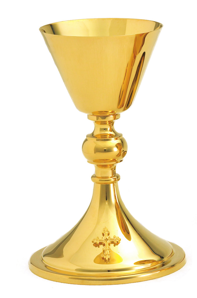 High Polish Chalice Plated in 24k gold by Alviti