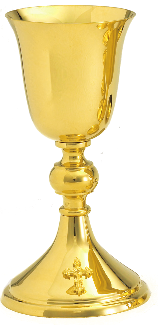 Chalice w/ Scale Paten Gold by Alviti