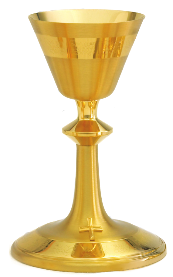 Chalice w/ Scale Paten, Engraved Design by Alviti