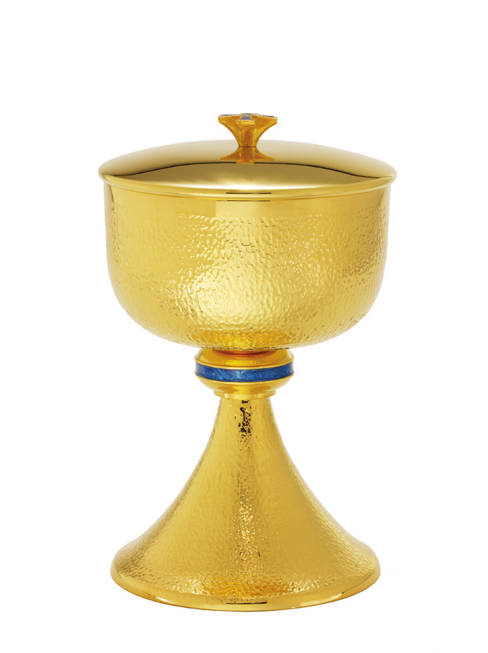 Ciborium - Textured gorgeous 24k gold plated by Alviti