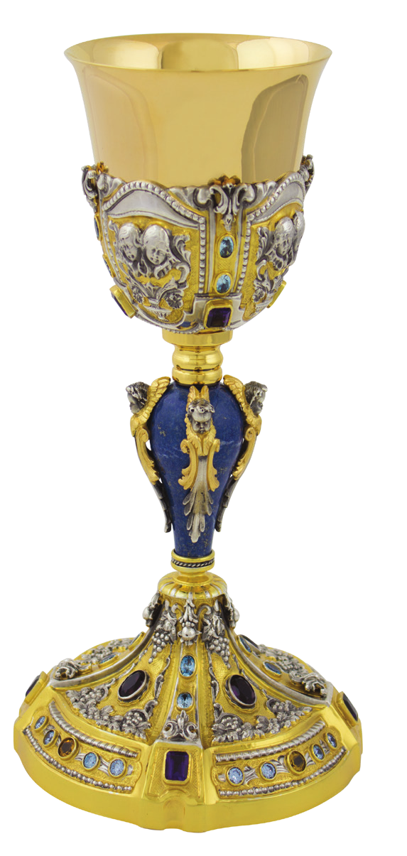 Italian Chalice and Paten by Alviti